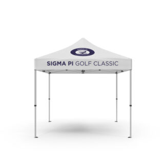 White Sigma Pi Golf Classic Tent Top